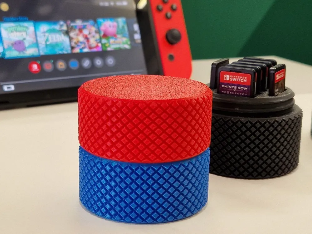 Nintendo Switch Cup Holder Cartridge Case System by MakerWorld
