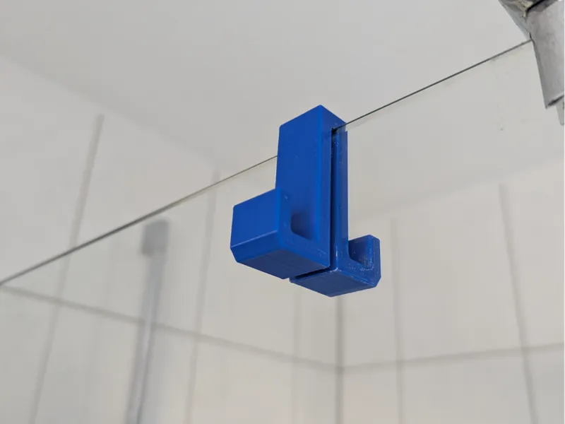 Haken für Duschkabine Glasscheibe 6mm