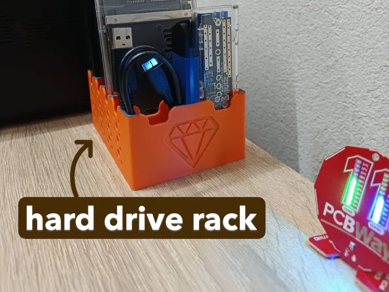 hard drive rack
