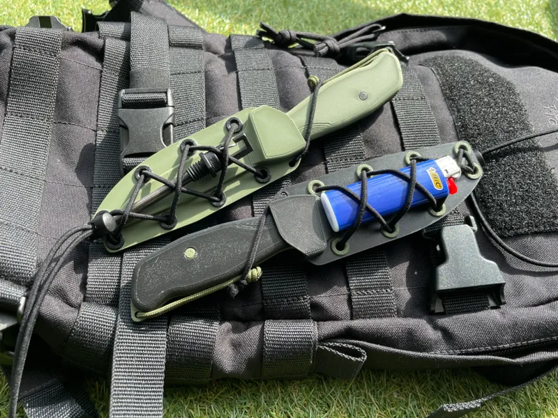 Grip and sheath for Morakniv Knife Blade No. 1