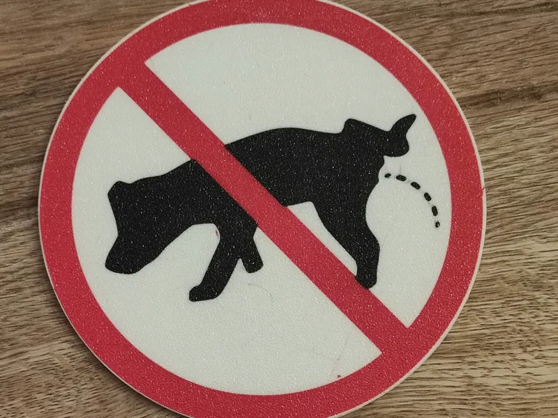 Hunde Pinkelverbot Schild