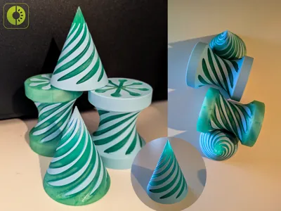 Impossible Spiral Fidget – Optical Illusion 