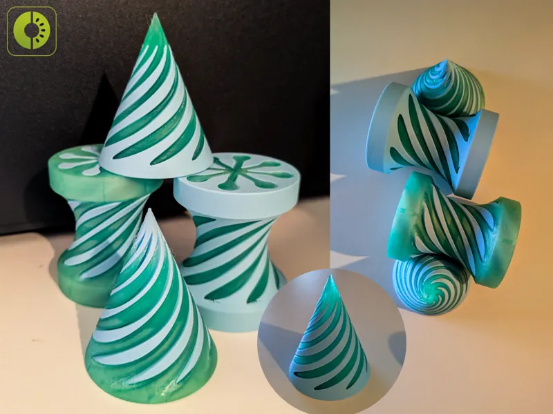 Impossible Spiral Fidget – Optical Illusion 