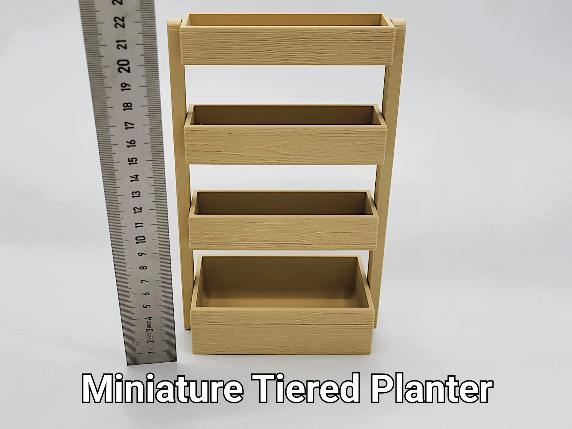 Miniature Tiered Planter - Don't ask me why...