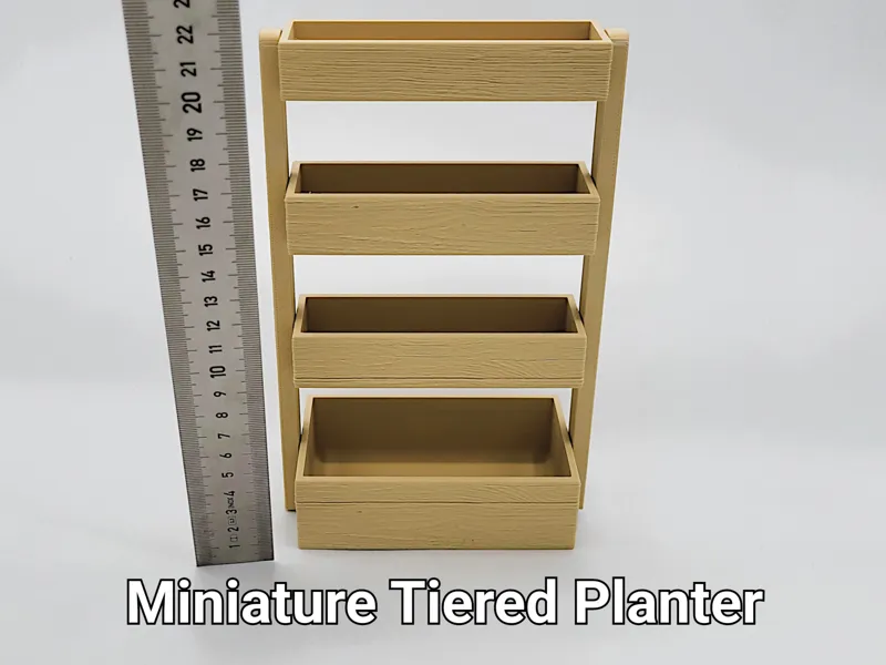 Miniature Tiered Planter - Don't ask me why...