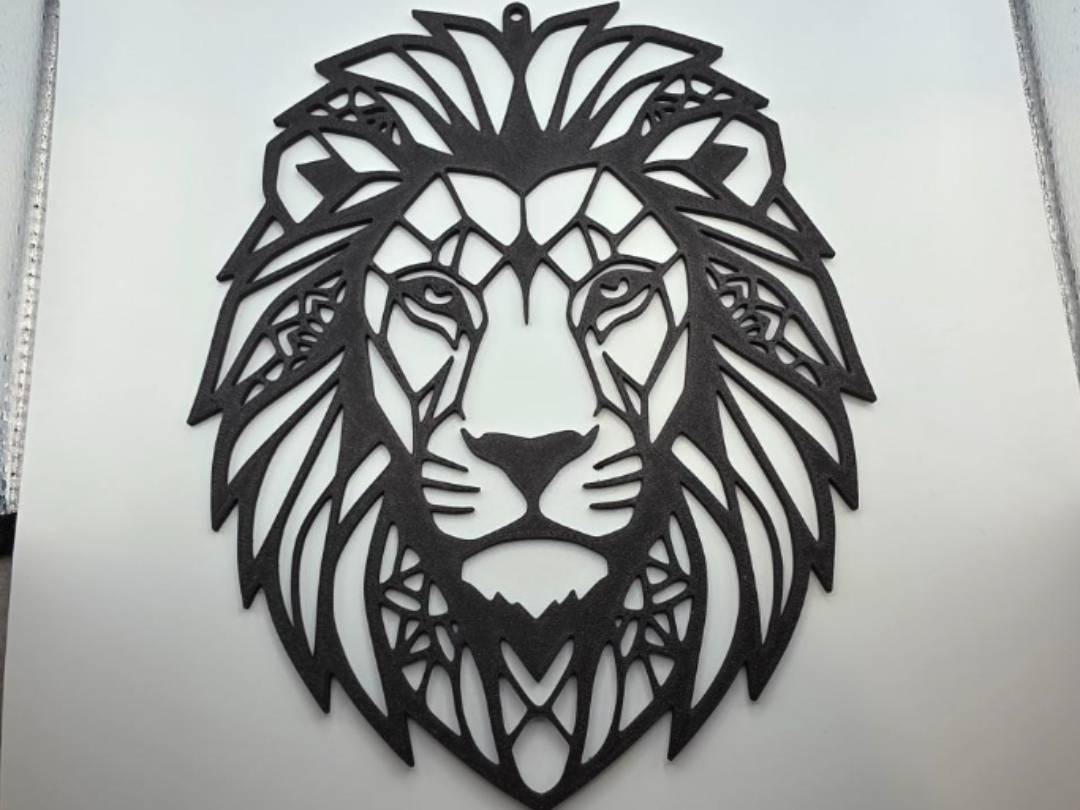 LION'S HEAD WALL ART