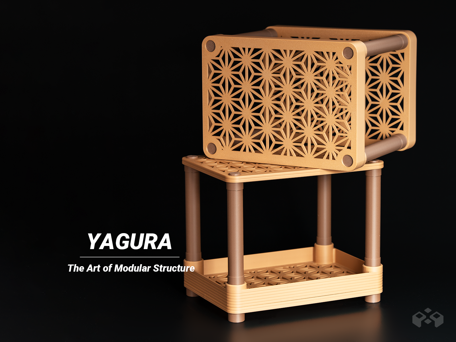 Yagura - Modular Desktop Shelf