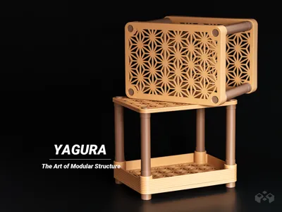 Yagura - Modular Desktop Shelf
