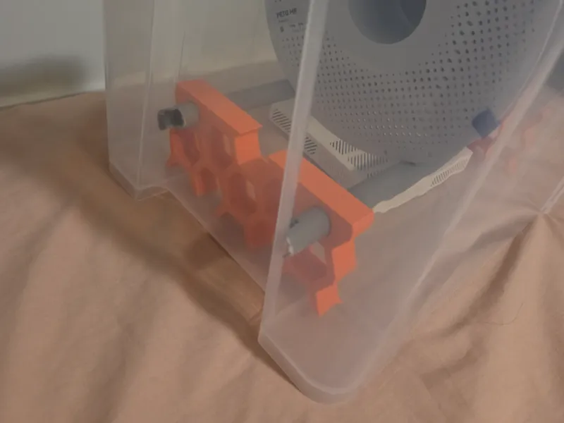 Samla spool holder for PVC pipe