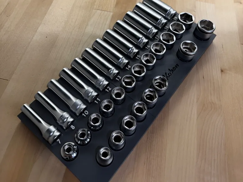 Koken 3/8" Z-Series Socket Tray