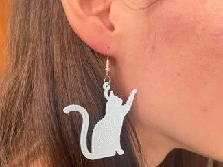 earring cat