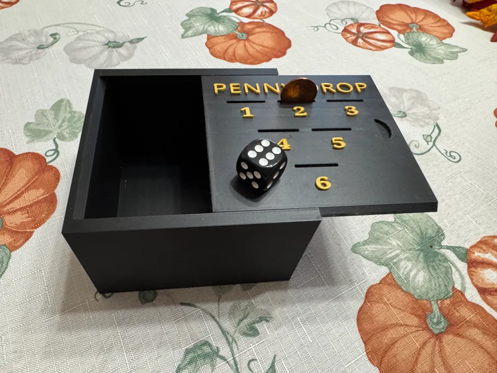 Penny Drop Coin Game - Compact & Travel Size - Free 3D Print Model ...