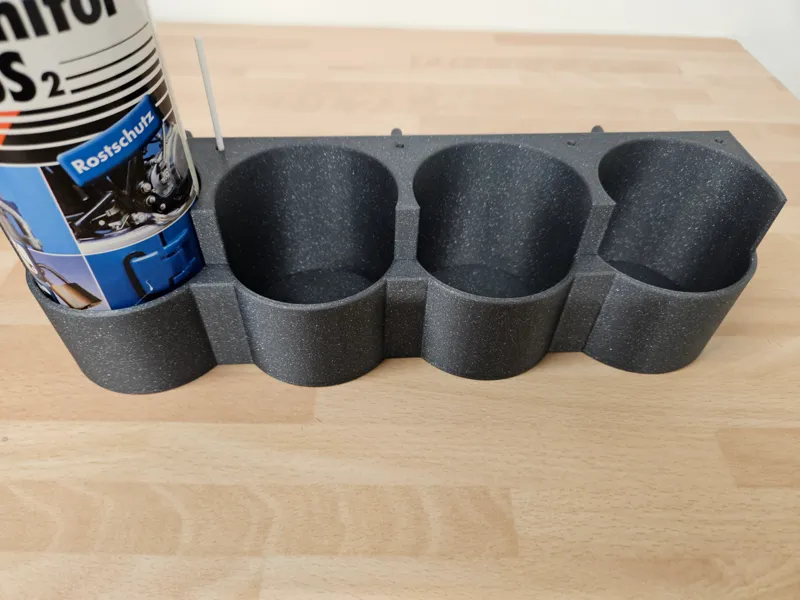 Dosenhalter 52mm 4fach für Ikea Skadis
