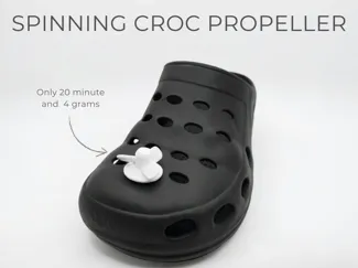 Spinning Croc propeller - Interactive Aero Jibbitz