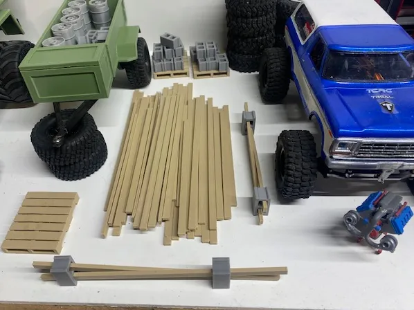 1:18 scale building materials 