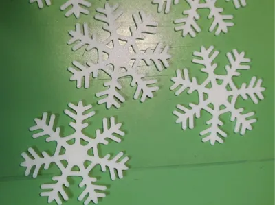 Snowflake 6 cm x 2 mm