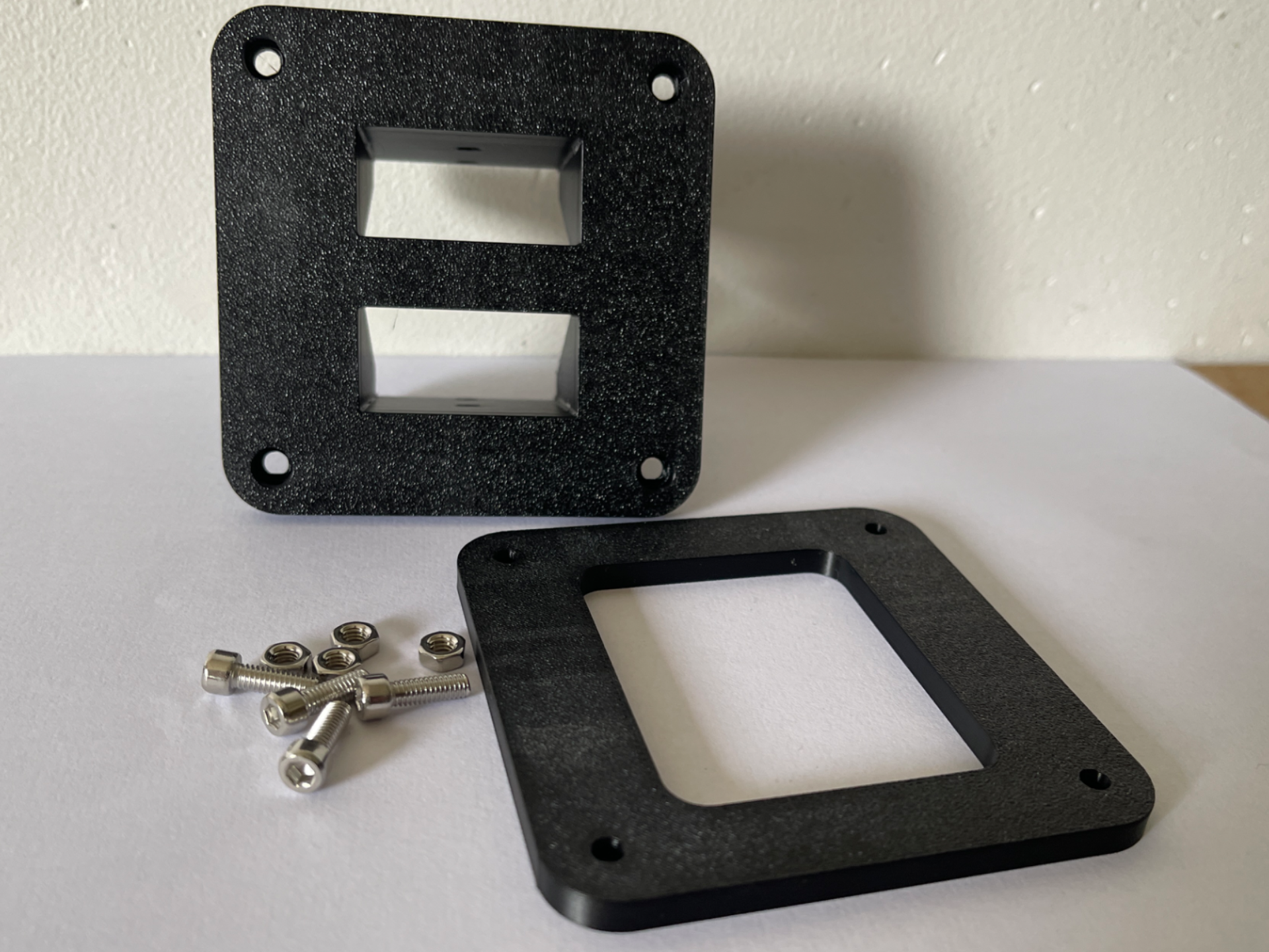 Double Anderson mount with backplate