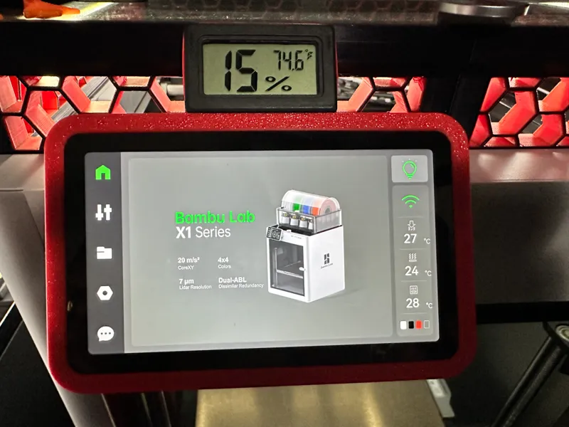 X1C Faceplate with Hygrometer housing v2