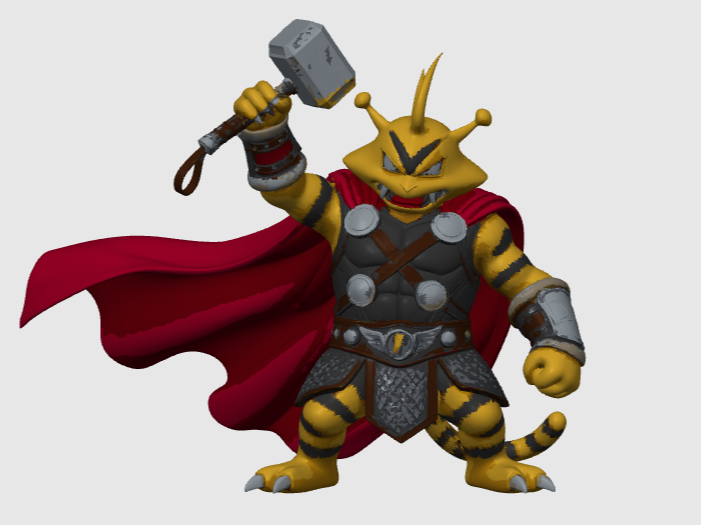 Electabuzz x Thor / Pokemon x Marvel