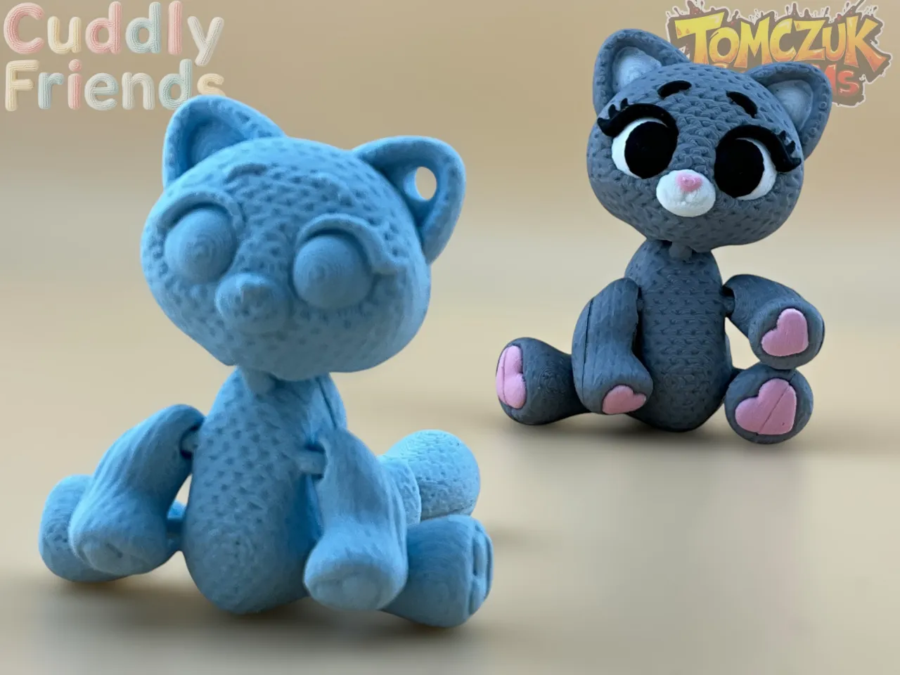 Cuddly Friends: Knitted Articulated Kitty! view 4
