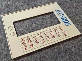 JiffyDOS Shortcut Overlay C64 with colors