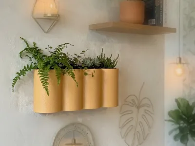 Wavy Wall Planter