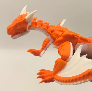 Miniatura 5 do modelo 3D 怪物猎人，轰龙，头部需要部分支撑