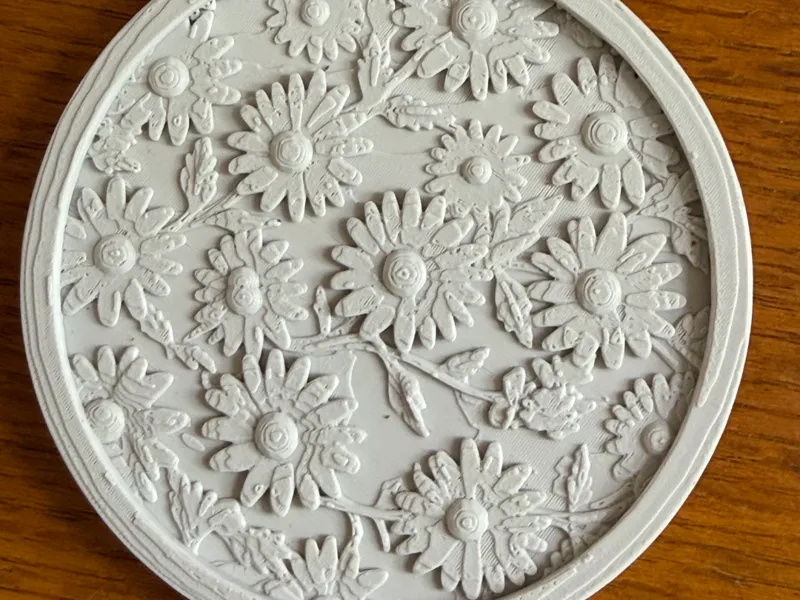 Drink Coaster, Daisy Drink Coaster