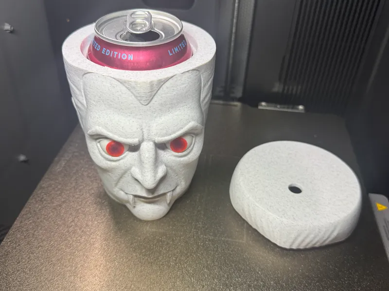 Dracula 12oz can koozie