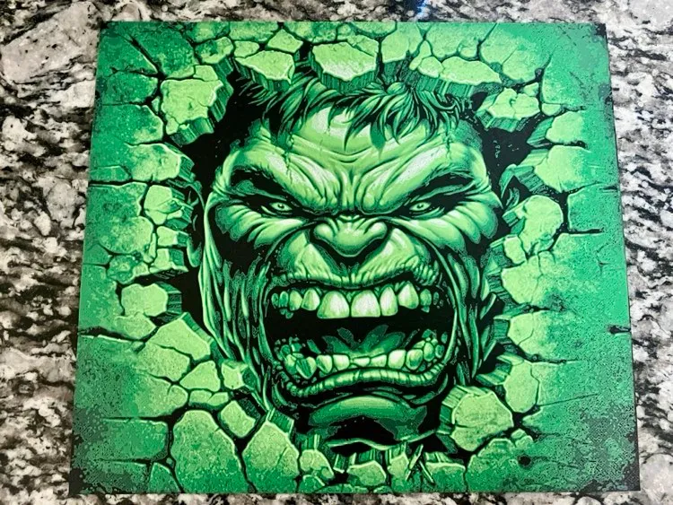 Hulk smash includes A1 mini size  (HueForge print)