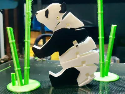 Panda articulado