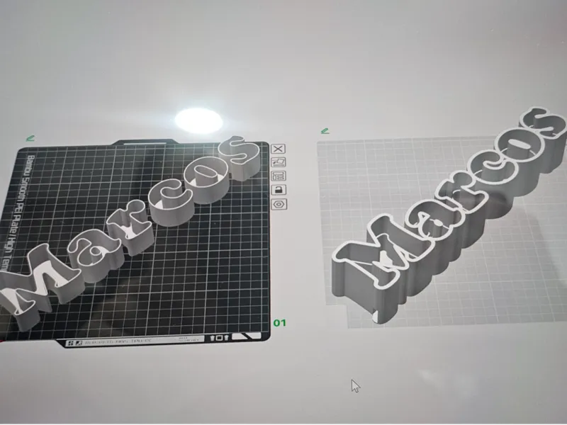 Nombre personalizado Marcos