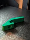 1 hook, PLA, 0.2mm layer, 5 walls, 25% infill, no supports