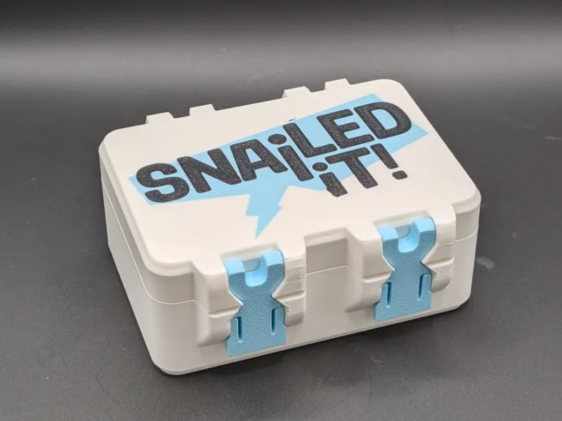 Snailed It Card Box - SnapLock