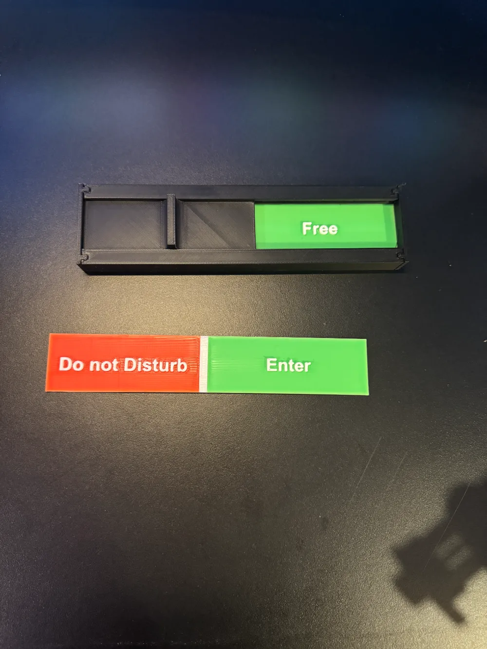 Sign Slider Indicator Modular Sliding Sign - Customizable Room Indicator - Free 3D Print ...