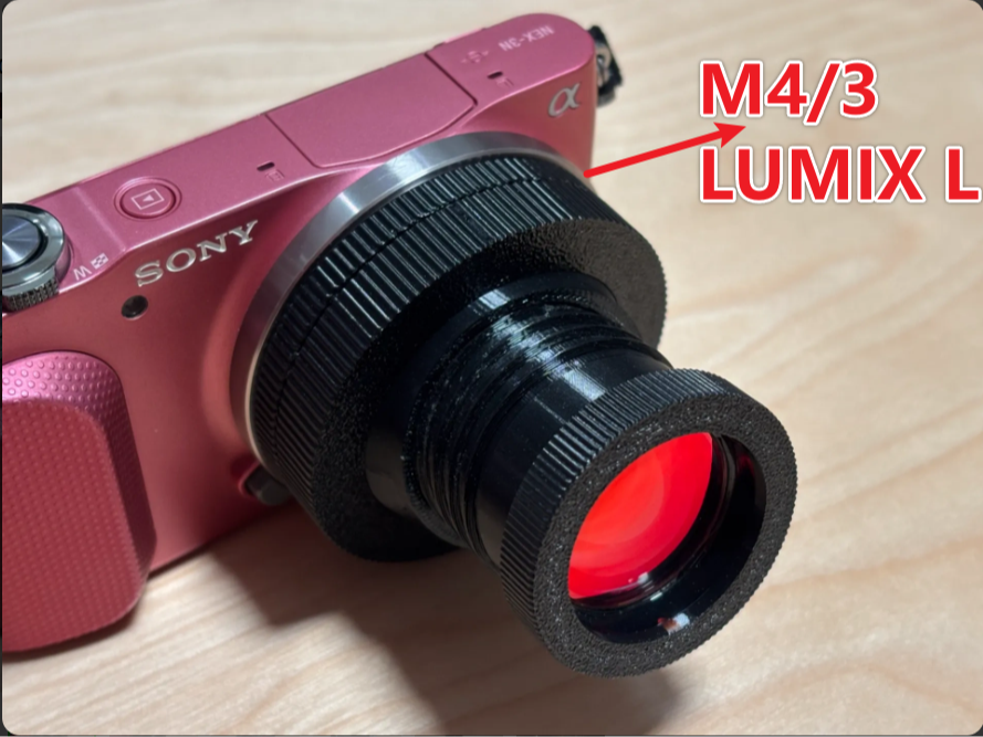 50mm移轴镜头 二次创作 M43接口 L接口 3D model