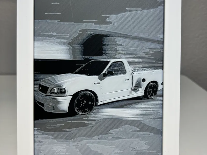F150 Lighting Canvas 3D Art