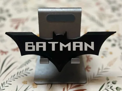 Batman's Batarang with Text