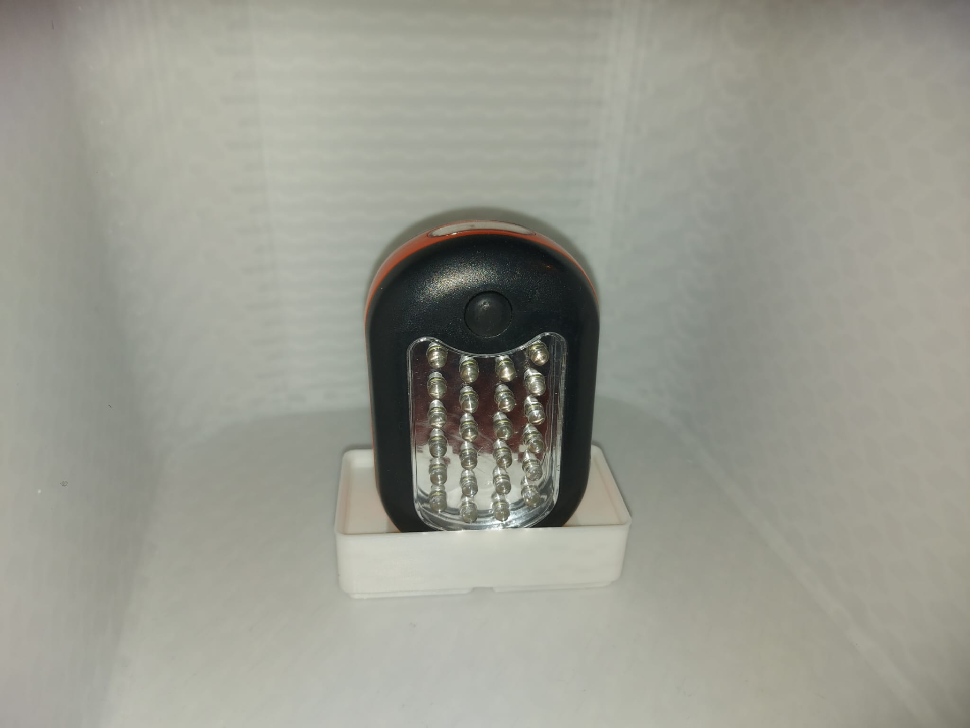 Flashlight oval vertical gridfinity 2x1x3