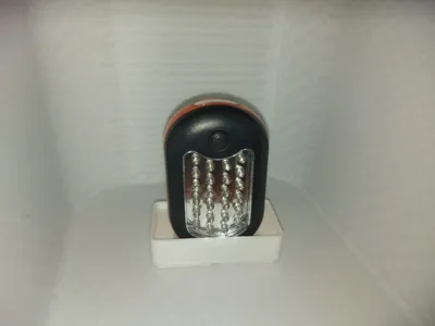 Flashlight oval vertical gridfinity 2x1x3