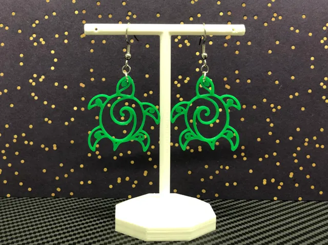 Sea turtle earrings, no AMS, 0.4 mm nozzle