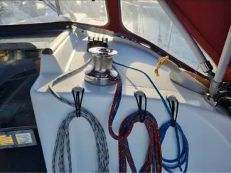 sailboat line hangers