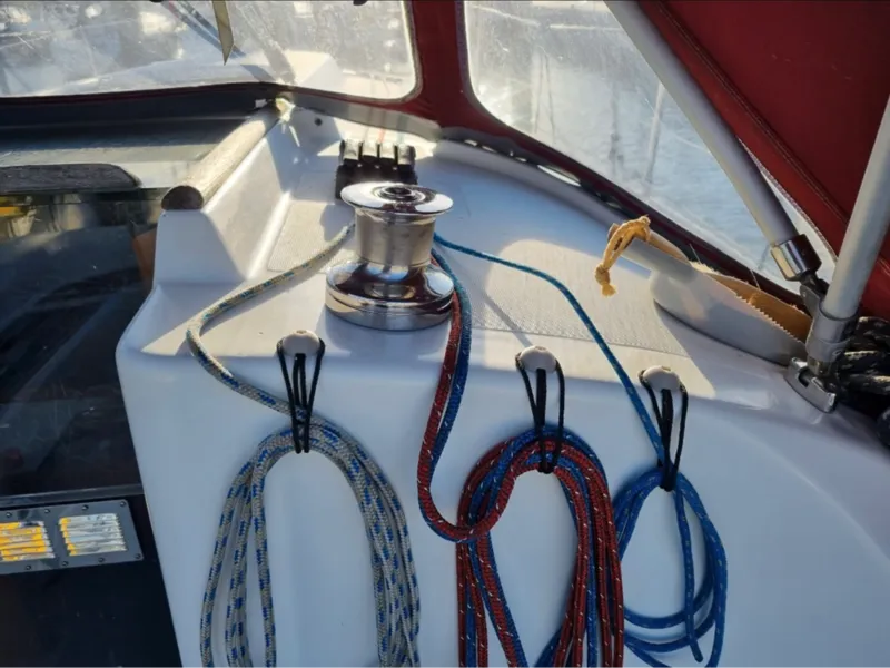 sailboat line hangers