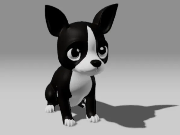 3D-Illustration eines French Bulldogs 