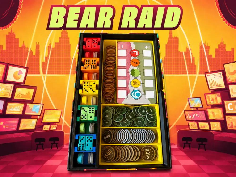 Organizador: Bear Raid AllPlay 2nd Edition Organizer Insert. Referencia del modelo original.