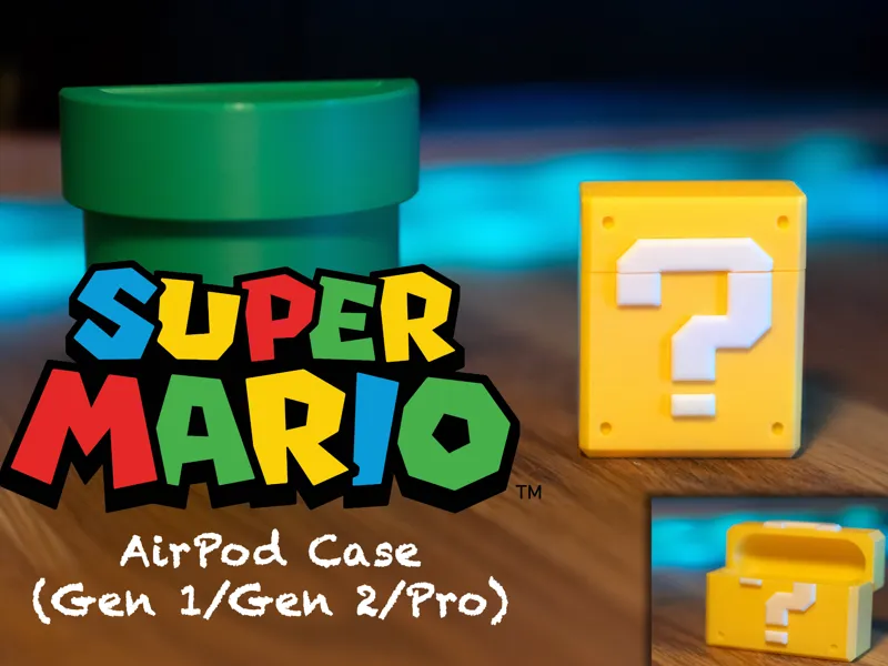 Super Mario AirPod Case (Pro1/2 + V1/2)