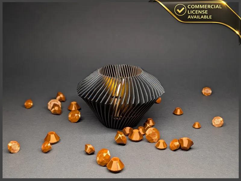 LED Tea Light Holder Adamas – Old Cut