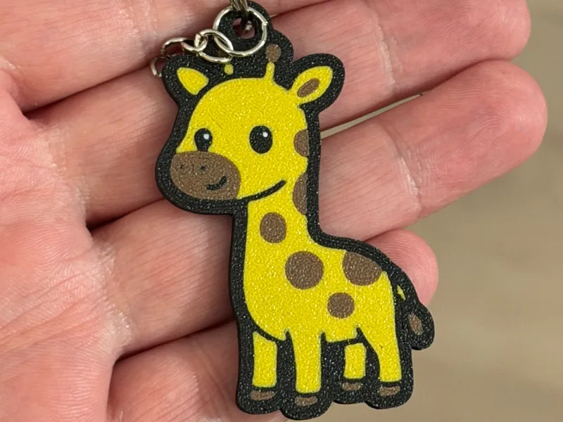Cute giraffe keychain