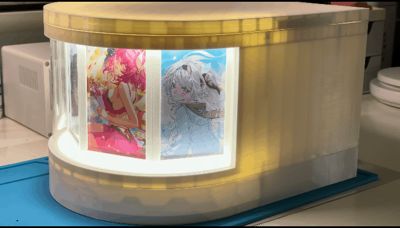 Electric Rotating Mini Card Display Box