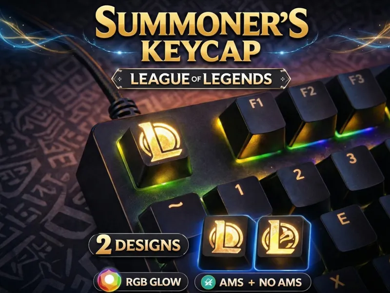 Summoner’s Keycap | League of Legends Inspired